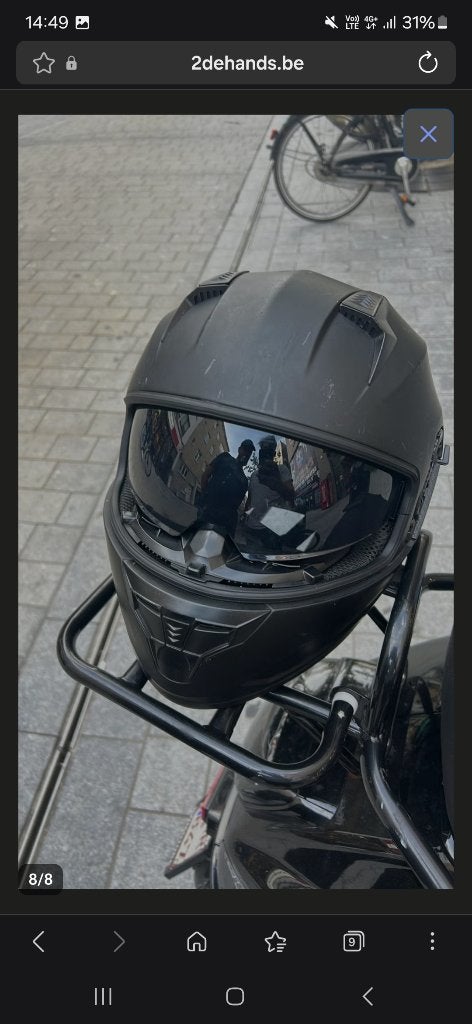 Zwarte brommer, Vélos & Vélomoteurs, Cyclomoteurs | Marques Autre, Enlèvement, Comme neuf, Classe A (25 km/h), 50 cm³