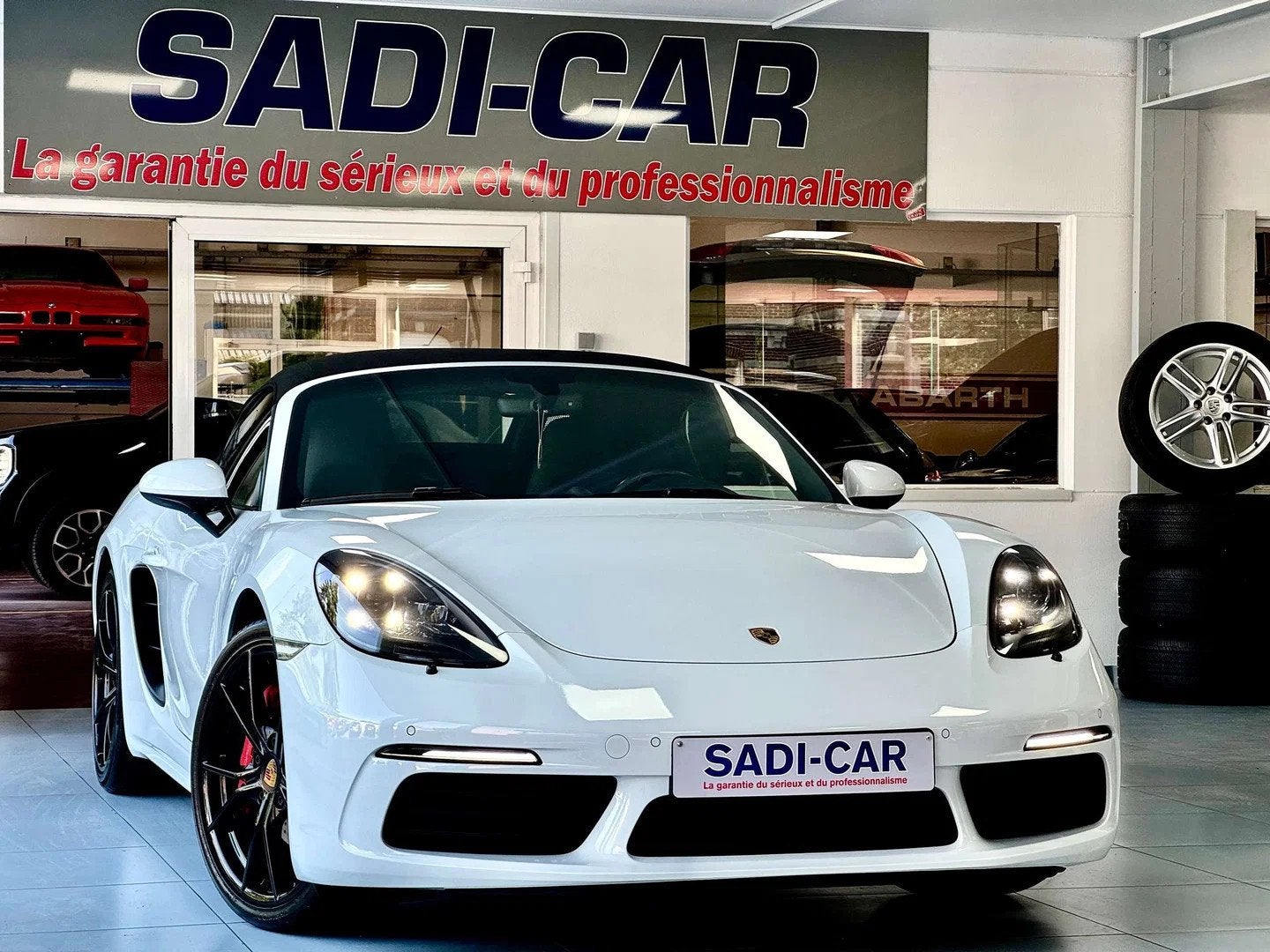Porsche 718 Boxster TURBO S - 2.5 Turbo S 350cv PDK, Auto's, Porsche, Gebruikt, Cabriolet, Wit, Bedrijf