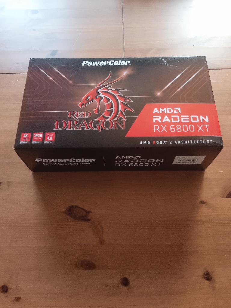AMD RX 6800 XT PowerColor Red Dragon 16 GB GDDR6, Computers en Software, Videokaarten, Ophalen, Gebruikt, AMD, GDDR6