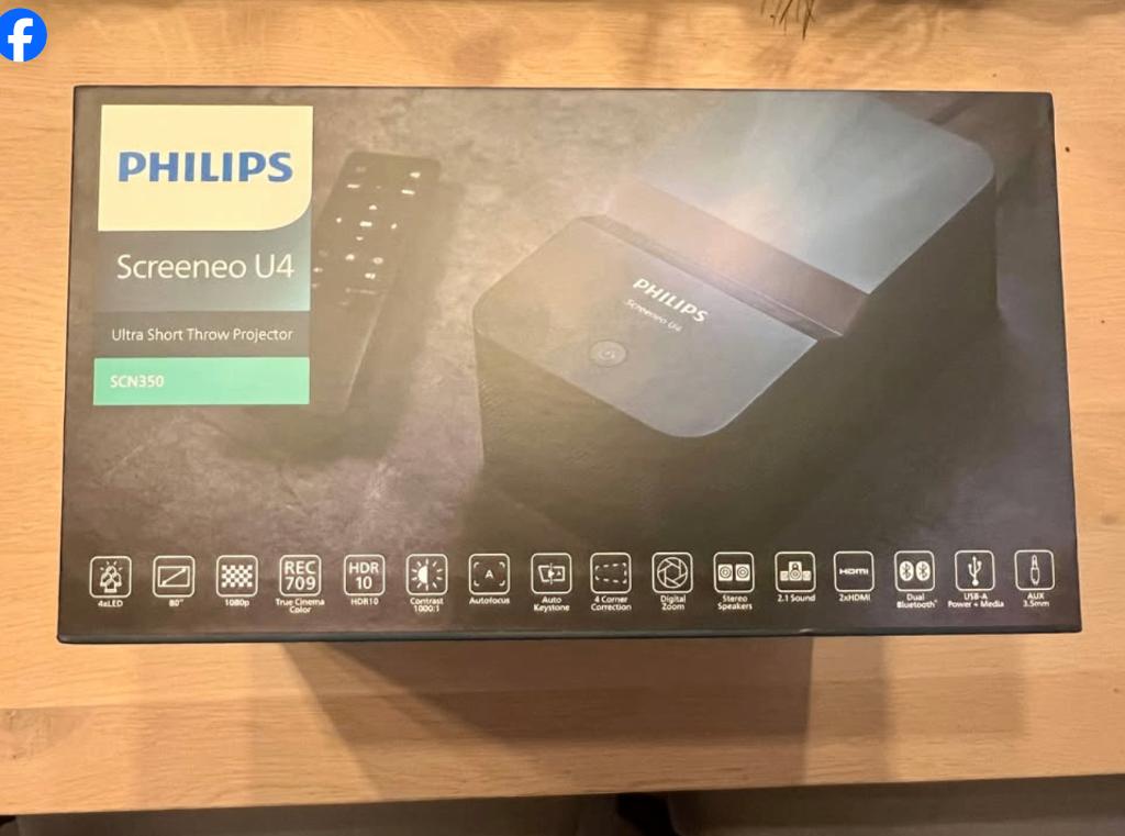 Ultra Short Throw Projector - Philips Screen U4, Ophalen, Nieuw, PHILIPS, Ultra HD (4K)