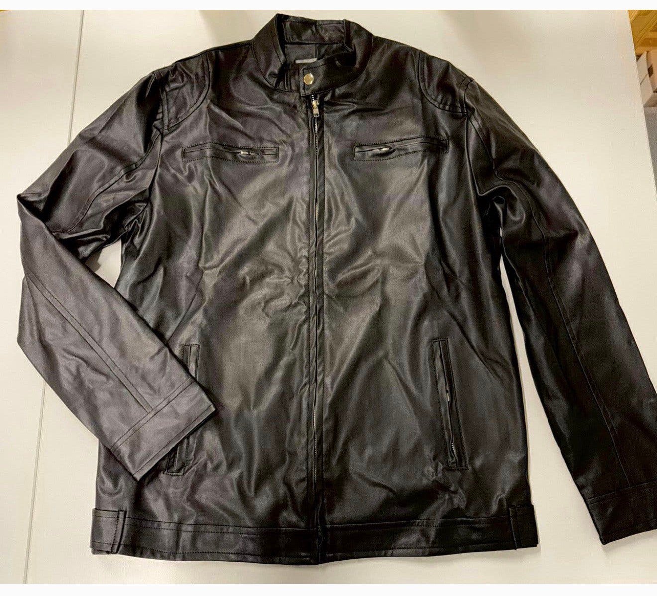 Nouvelle veste d'été XL en cuir synthétique pour femme, Enlèvement ou Envoi, Neuf, Taille 46/48 (XL) ou plus grande, Noir