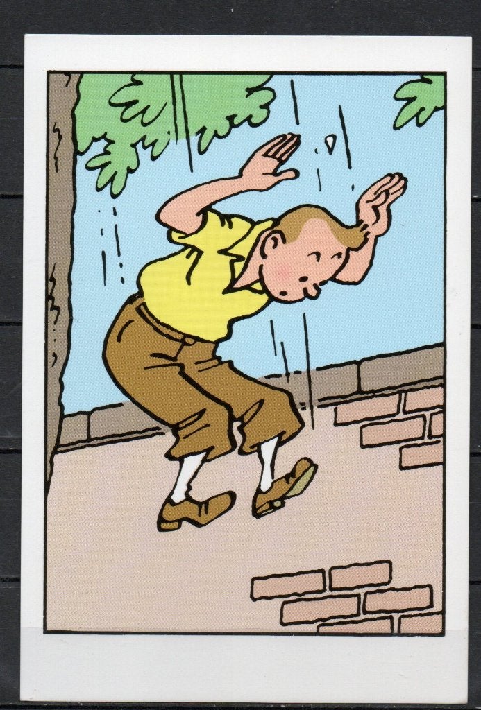 Carte postale : Hergé : Tintin - les cigares du pharaon, Collections, Enlèvement