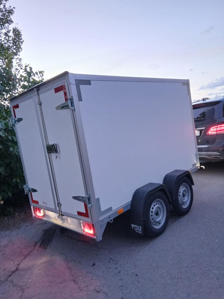 Aanhangwagen gesloten 750kg VDM +gratis optiepakket+garantie, Enlèvement, Neuf