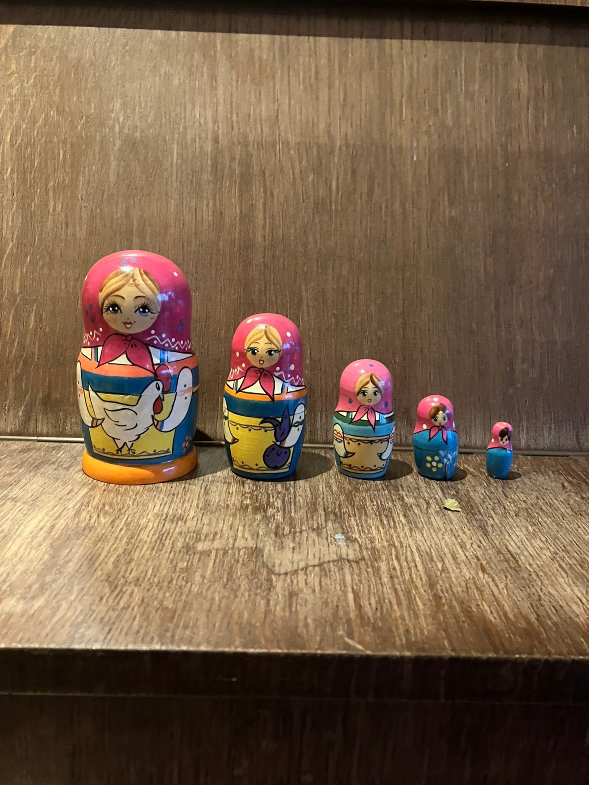 Poupées russes Matryoshka, Enlèvement ou Envoi