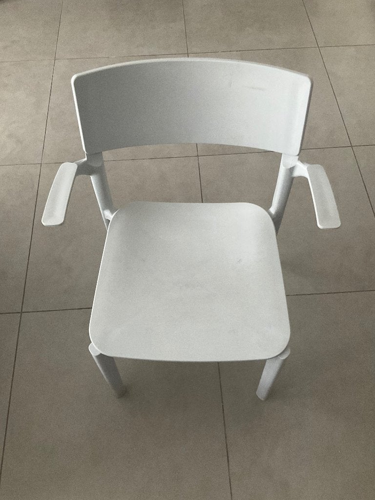 Plastieken stoelen, Ophalen, Kunststof, Gebruikt, Vier