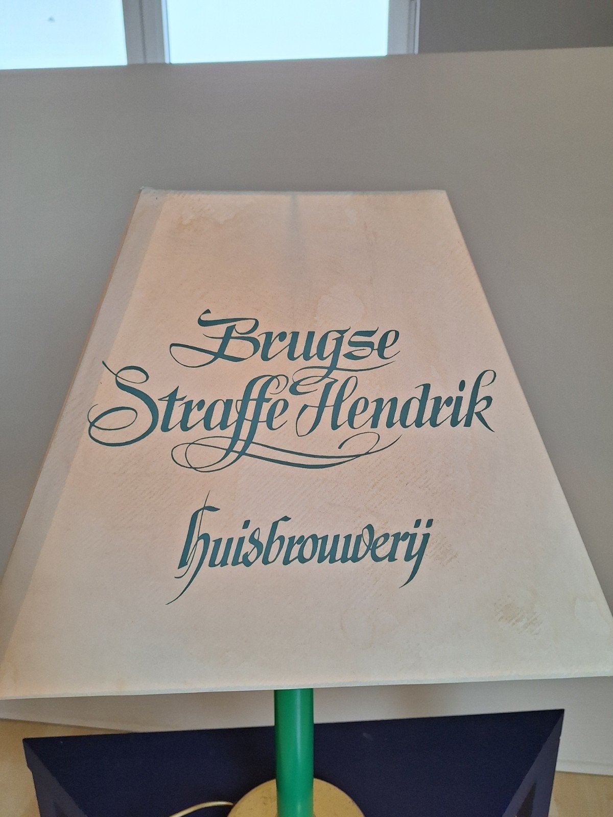 Tafellamp Brugse Straffe Hendrik, Verzamelen, Biermerken, Ophalen of Verzenden