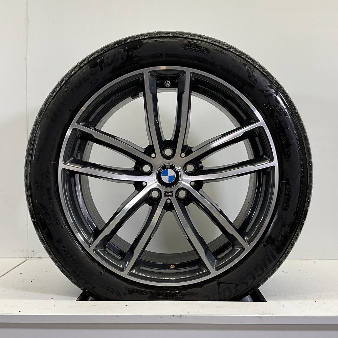 BMW 5 SERIE G30 G31 SET VELGEN + ZOMERBANDEN 18 INCH ORIG. 6, Auto-onderdelen, 18 inch, -, -, Banden en Velgen