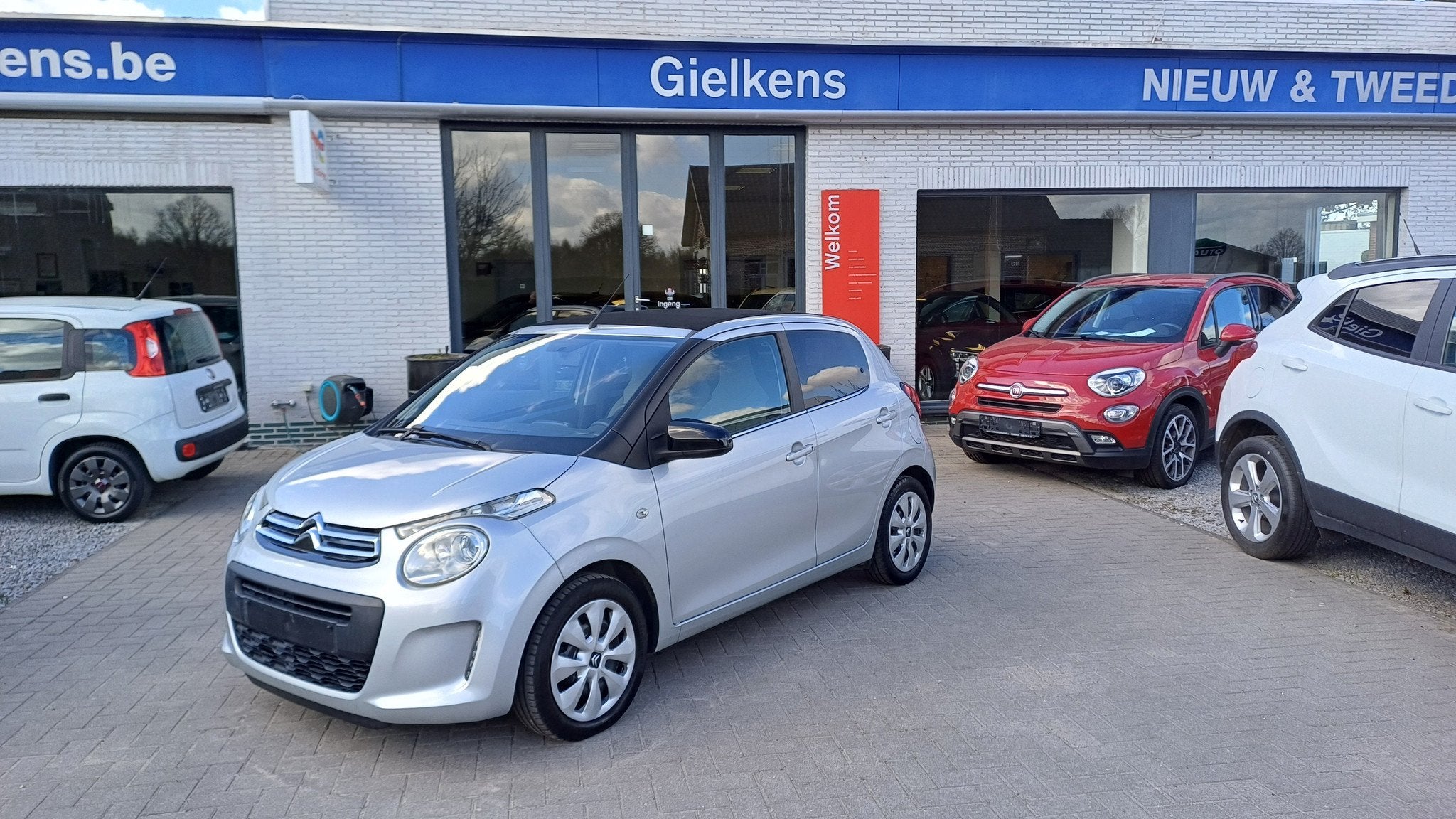 Citroën C1 1.0i OPEN AIR/cruise-controle/carplay/airco, Autos, Citroën, Argent ou Gris, Achat, 998 cm³, Euro 6