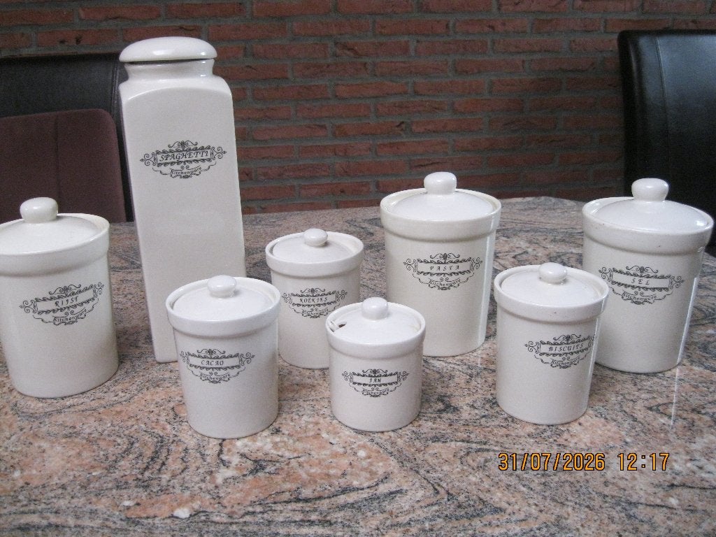 Bocaux à bouillon en céramique émaillée Brocante 8, Enlèvement ou Envoi