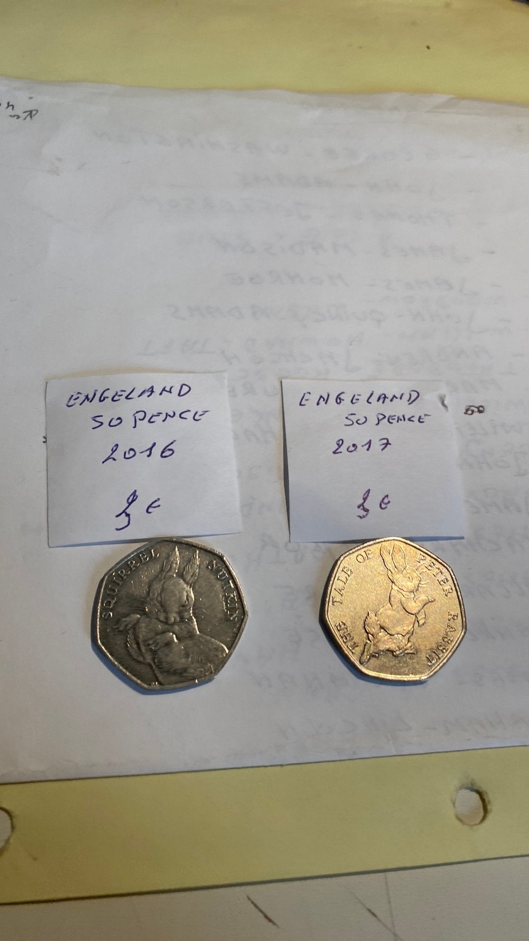 Munten Engeland, Postzegels en Munten, Munten | België, Ophalen of Verzenden