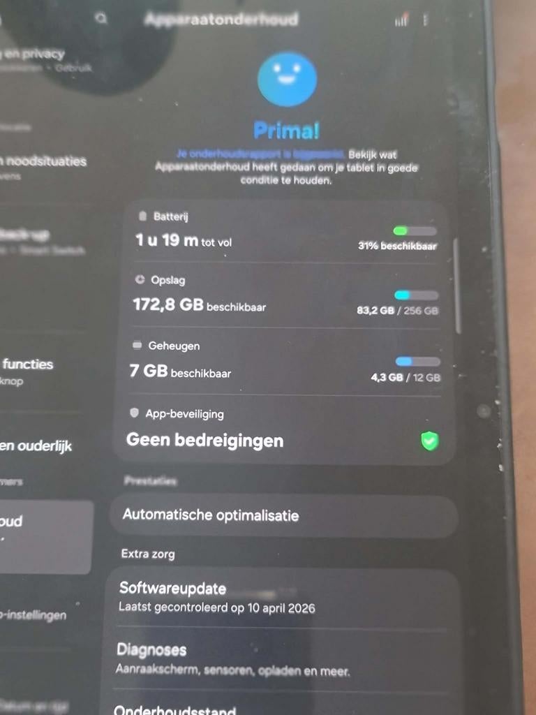 Samsung tab s10 fe 256gb 12 gb ram + hoesje (pen kwijt), 10 mégapixels ou plus, Comme neuf, Enlèvement, Sans abonnement