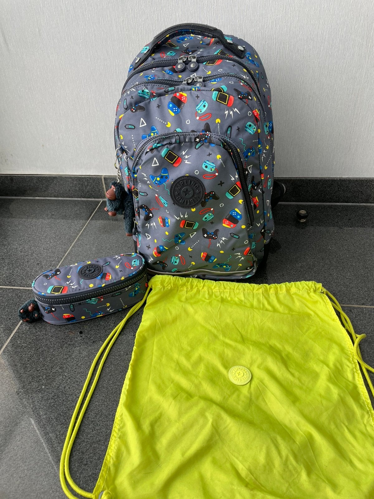 Kipling rugzak en pennenzak (model class room gaming), Ophalen of Verzenden, Zo goed als nieuw