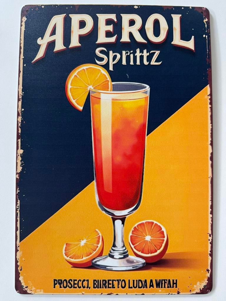 Panneau d'affichage en métal Aperol, Enlèvement ou Envoi, Neuf, Panneau publicitaire
