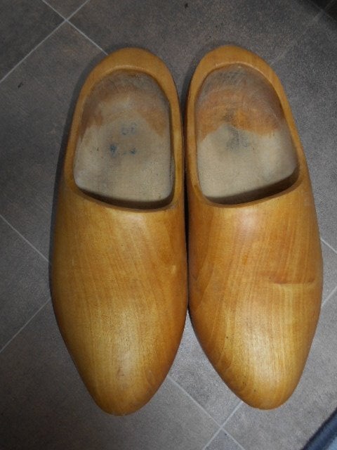 Sabots anciens en bois - Taille 39, Enlèvement ou Envoi