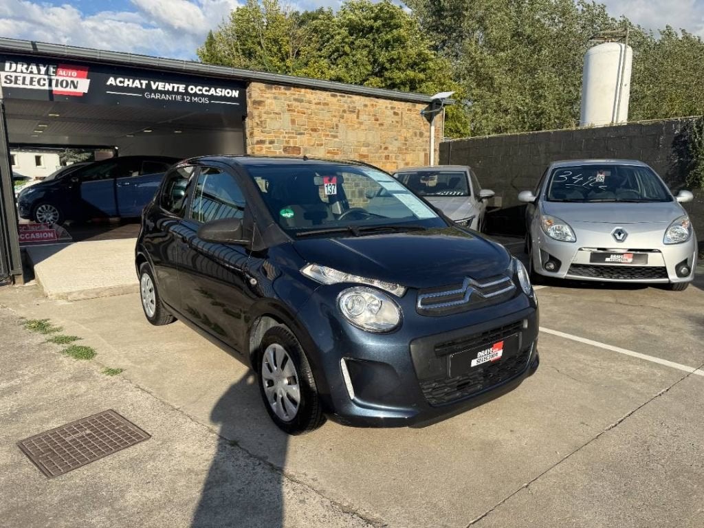 Citroën C1, Auto's, Voorwielaandrijving, Euro 5, Stof, Zwart