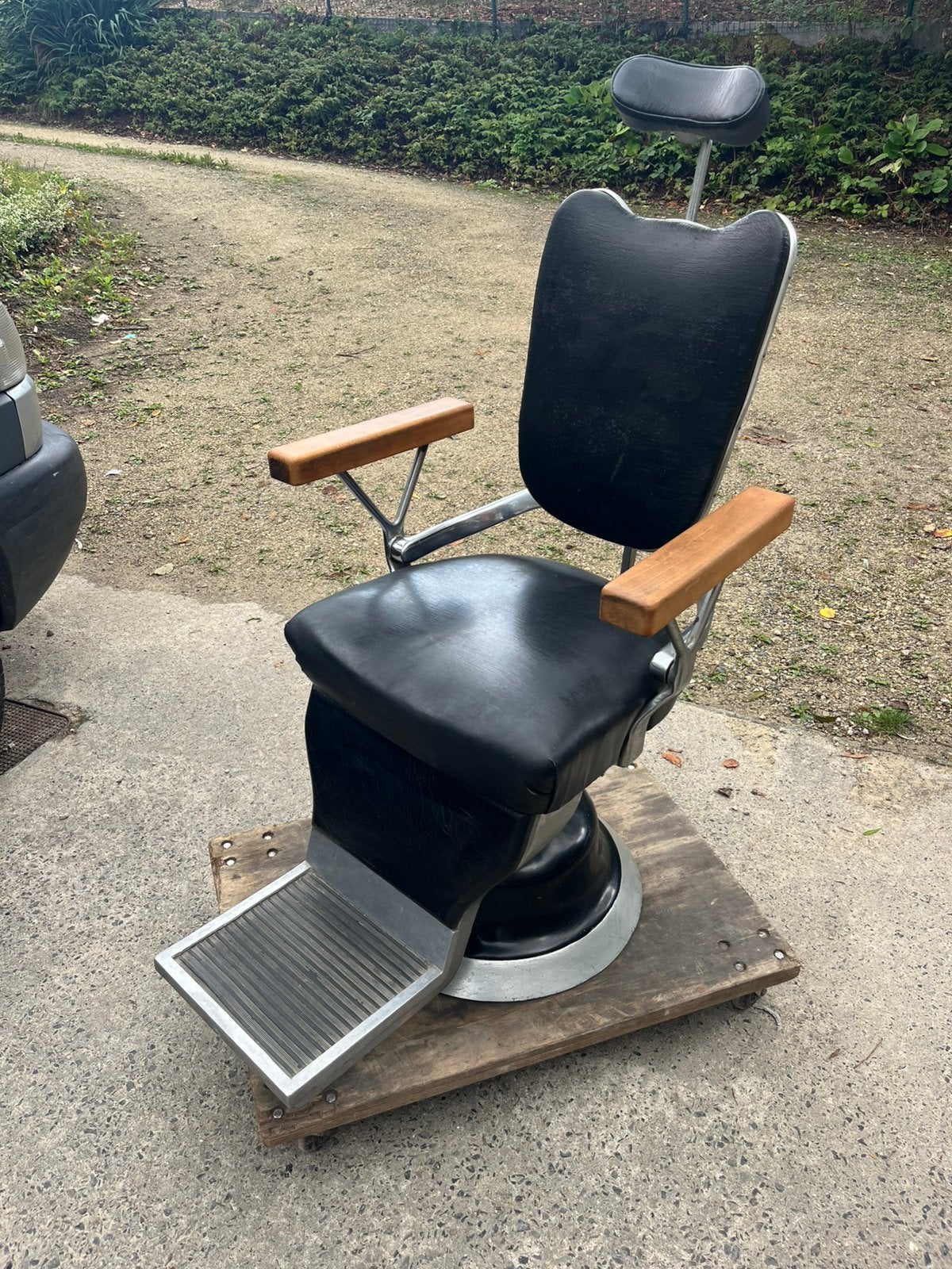 JW barbers chair kapperstoel. 1950-1960, Ophalen