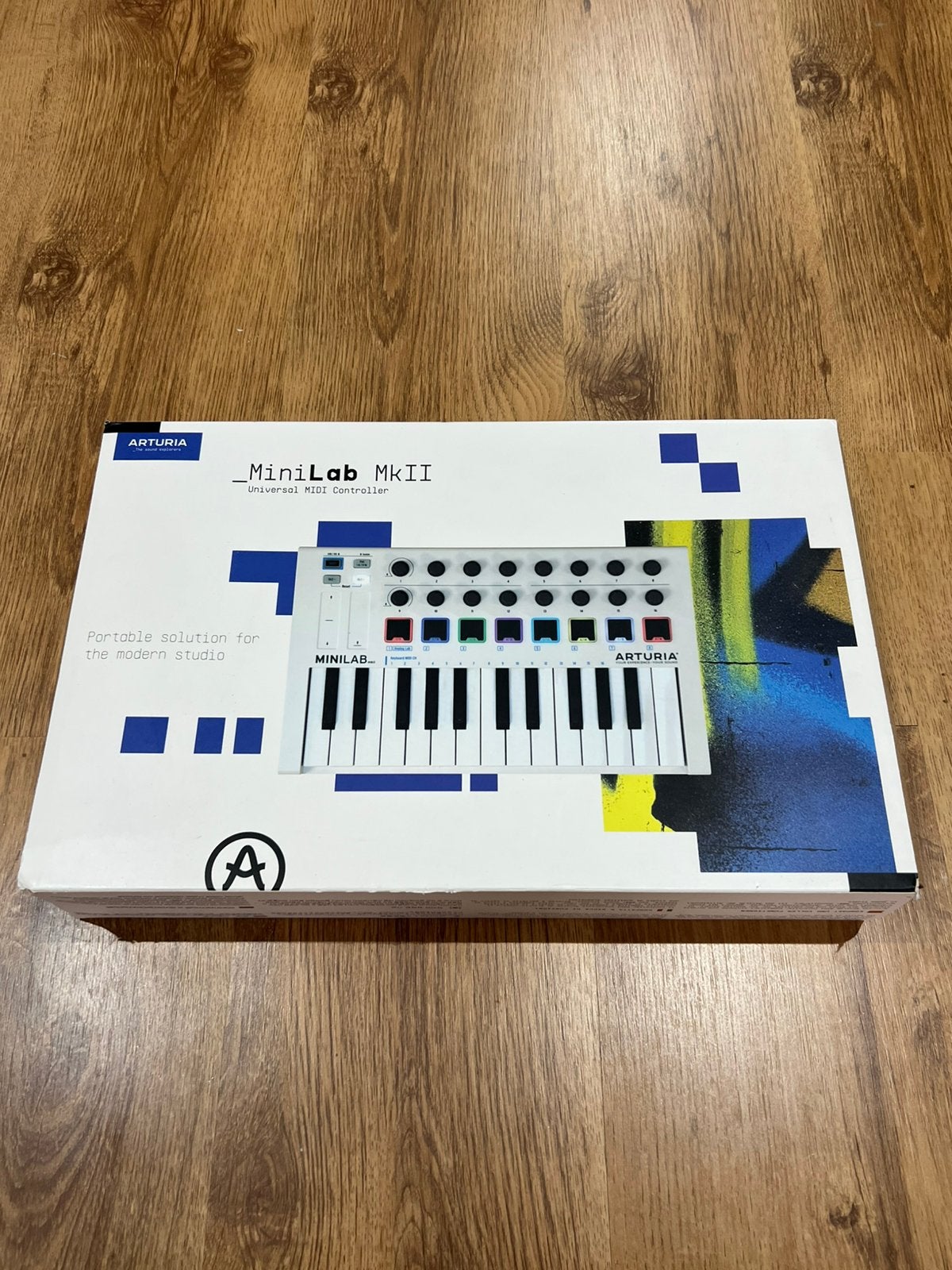 Arturia MiniLab MkII MIDI-keyboard – zo goed als nieuw, Muziek en Instrumenten, Midi-apparatuur, Ophalen, Zo goed als nieuw