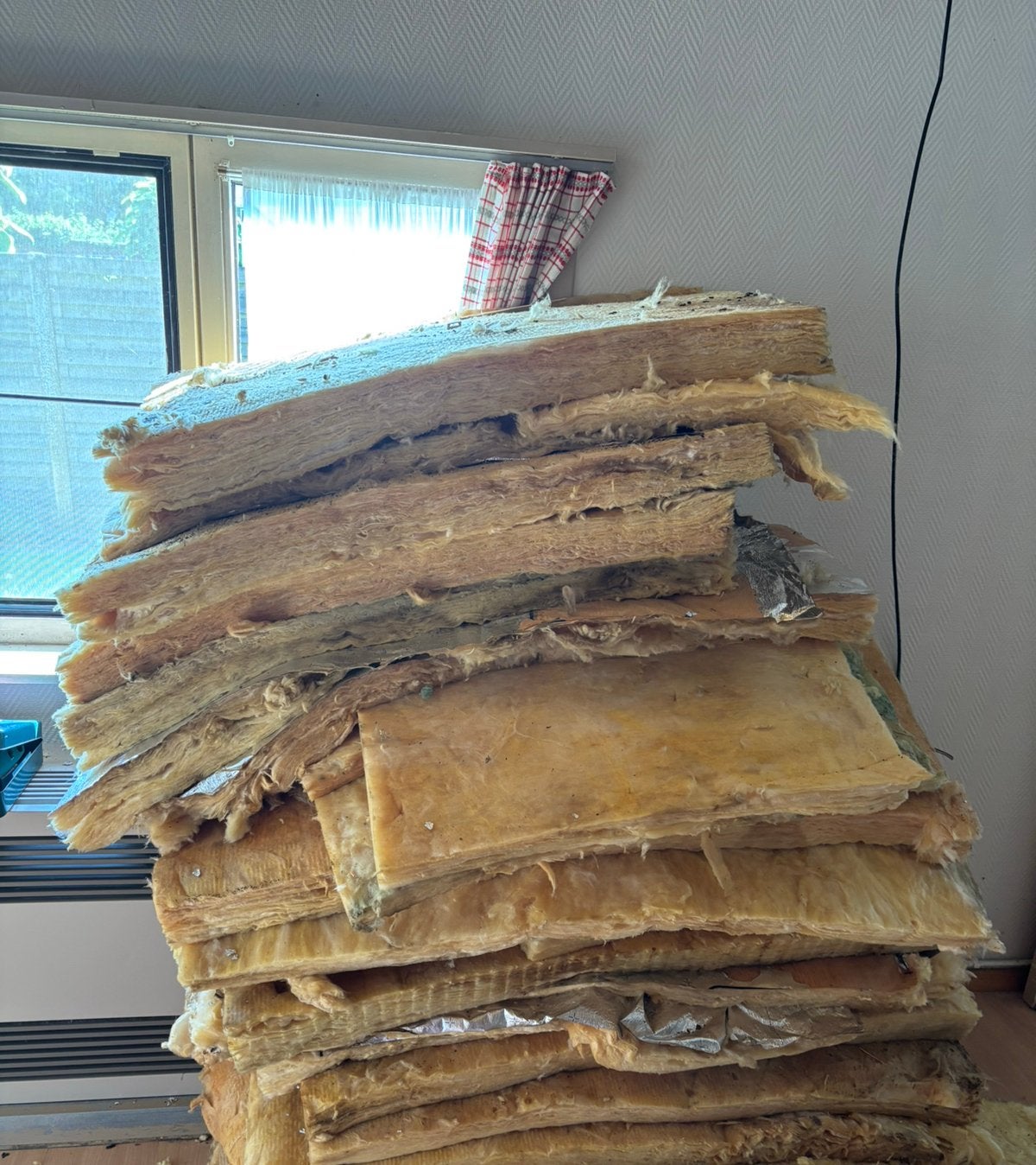 Glaswol isolatie uit afbraak - gratis, Doe-het-zelf en Bouw, Ophalen, Gebruikt, Glaswol