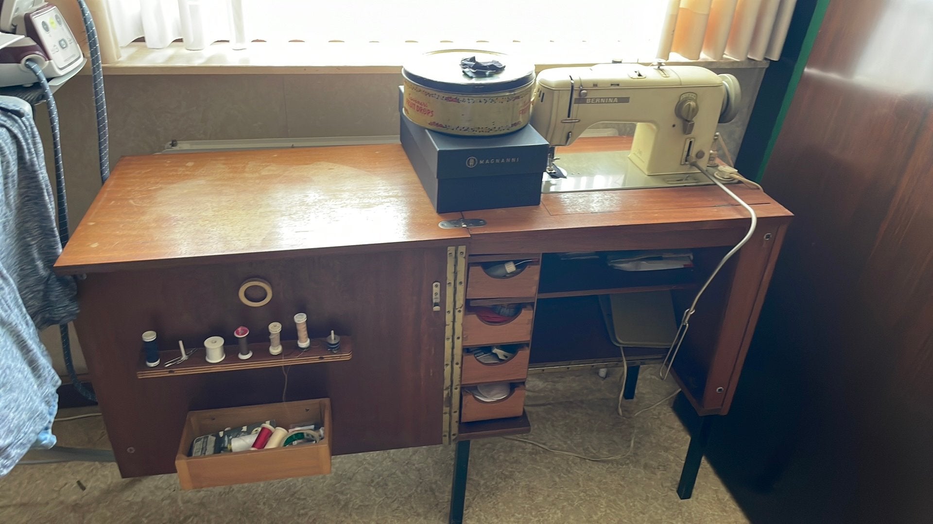 Vintage bernina, Ophalen