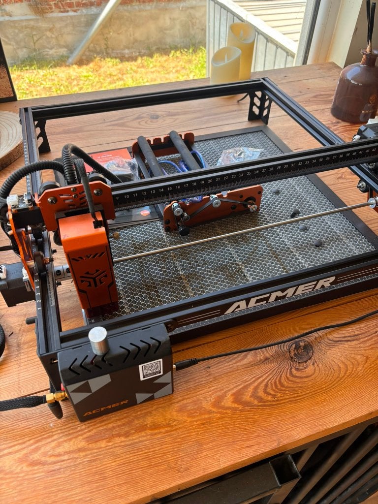 ACMER 6 watt Laser/engraver + materiaal, Multicolore, Métal, Enlèvement ou Envoi, Overige thema's
