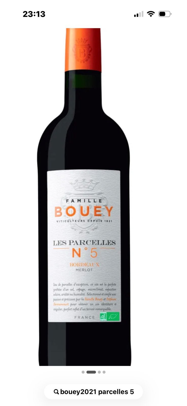Famille BOUEY Bordeaux 2021, Enlèvement, Autre catégorie