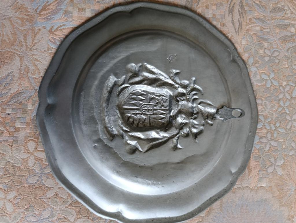 Tinnen bord, Antiek en Kunst, Antiek | Tin, Ophalen