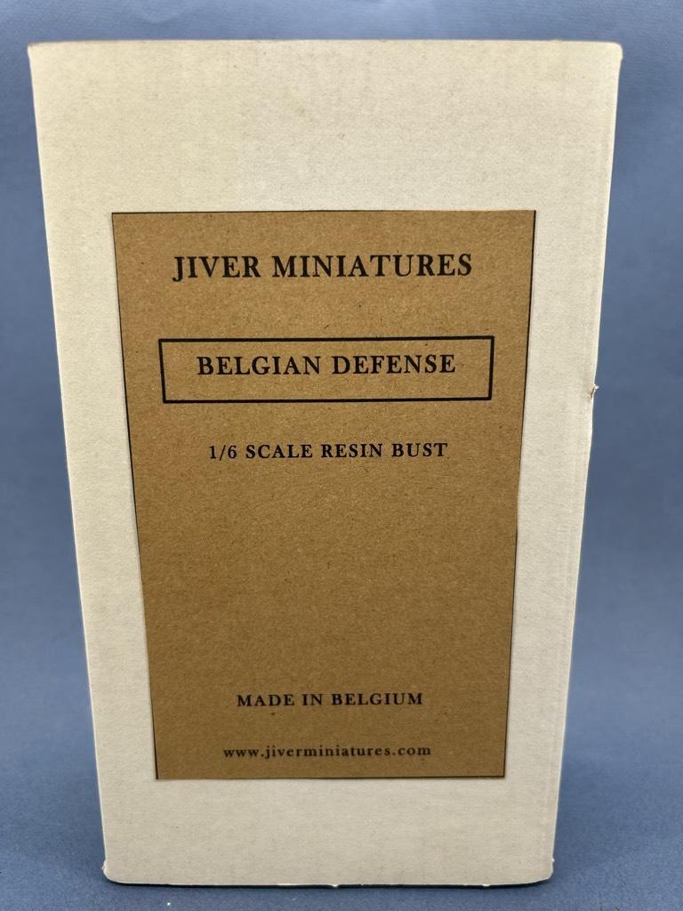 Modelbouw figuur "Belgian Defence" schaal 1/6 resin, Ophalen of Verzenden, Nieuw, Groter dan 1:35, Figuur of Figuren