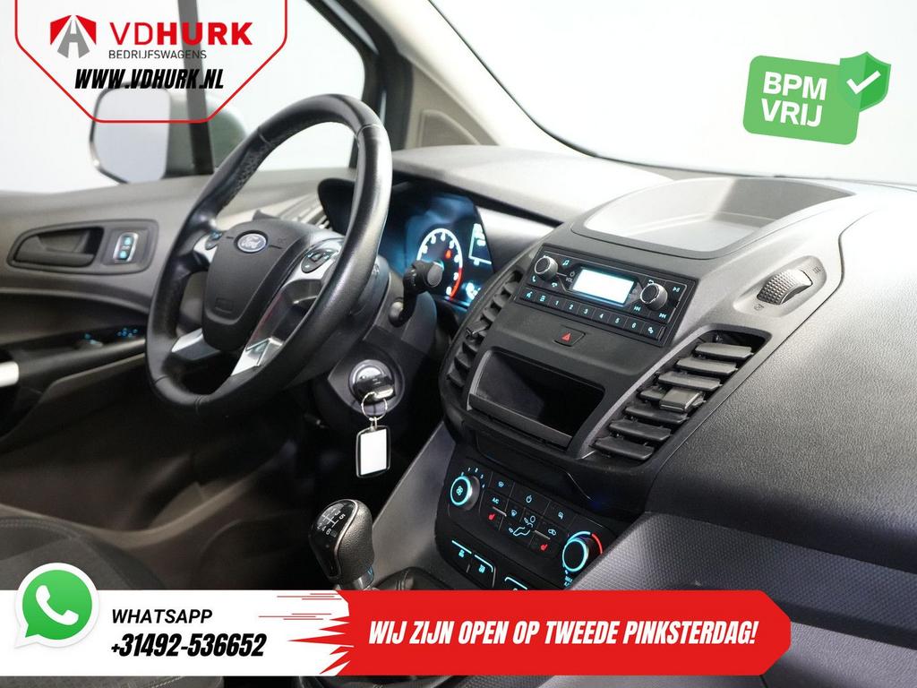 Ford Transit Connect 1.0 100 pk Trend BENZINE BPM VRIJ! Stan, Auto's, Wit, Bedrijf, Handgeschakeld, Ford