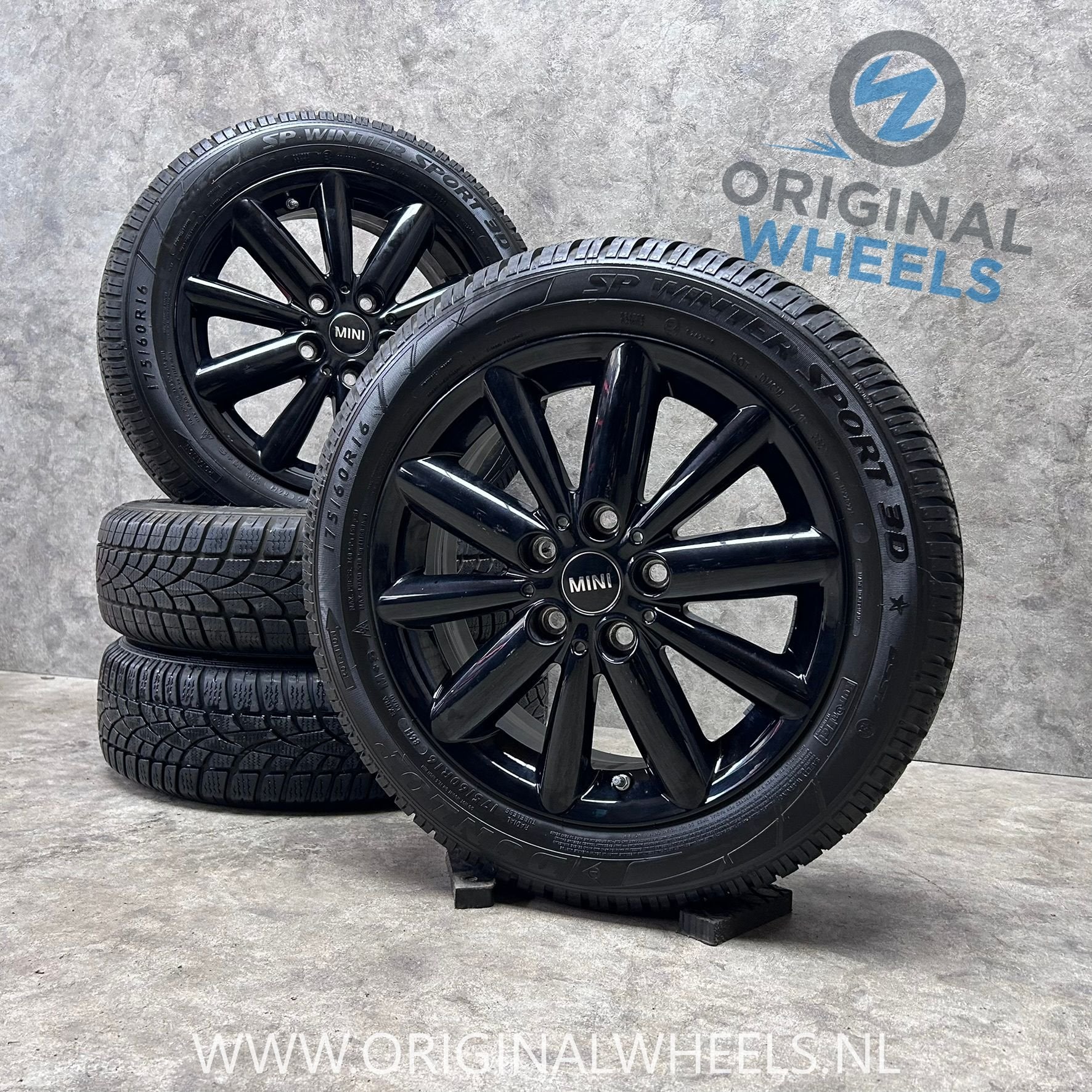 16 inch originele Radial Spoke velgen winterbanden Mini 508, Auto-onderdelen, Gebruikt, 175 mm, -, Banden en Velgen