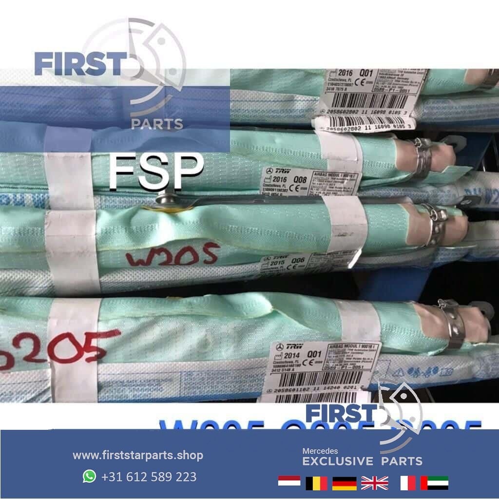 W205 C205 S205 hemel airbag dakairbag Mercedes C klasse 2014, Gebruikt, -, Ophalen of Verzenden, -