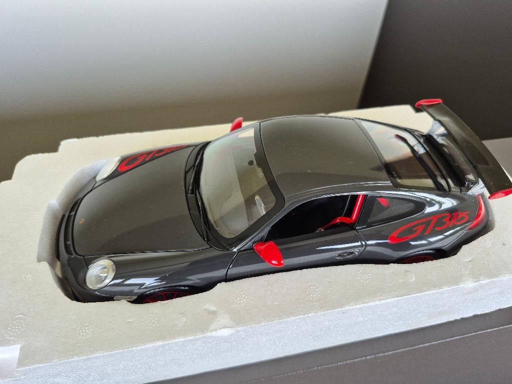 Porsche gt3 rs norev 1/18, Ophalen of Verzenden, Gebruikt, Auto, Norev