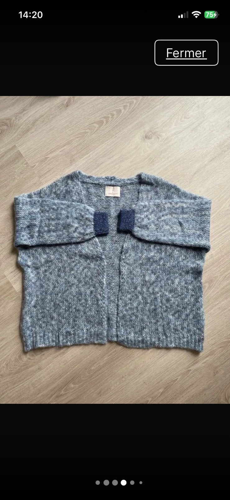 Vest van het merk Imprevu, Ophalen, Gedragen, Maat 36 (S), Blauw