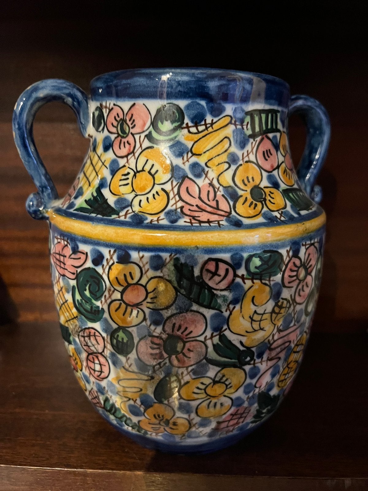 Vase espagnol vintage, Enlèvement