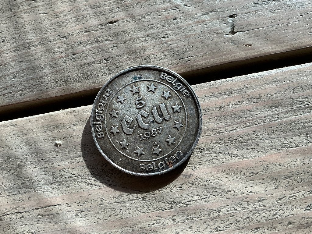 5 ECu herdenkingsmunt 1987, Ophalen, Zilver