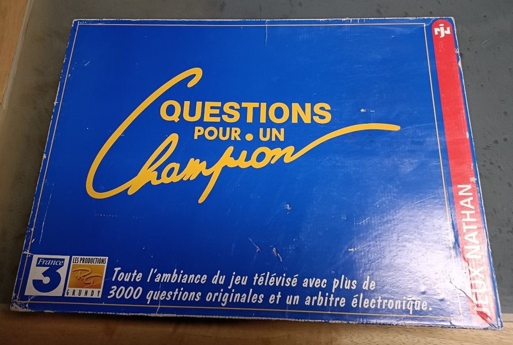 Jeu électronique "Questions pour un Champion" de Nathan, 1 ou 2 joueurs, Enlèvement ou Envoi, Comme neuf, Nathan