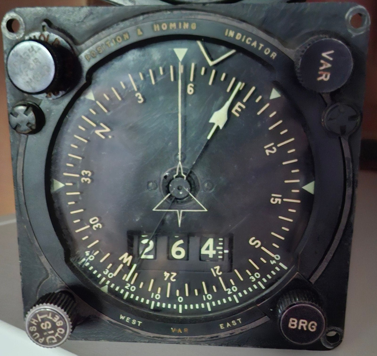 Position & homing indicator, Enlèvement
