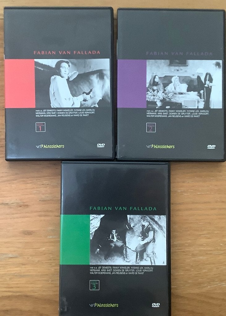 Fabian van Fallada (1969) Seizoen 1 Dvd 3disc, Cd's en Dvd's, Gebruikt, Seizoen 1, Alle leeftijden, Nederlands