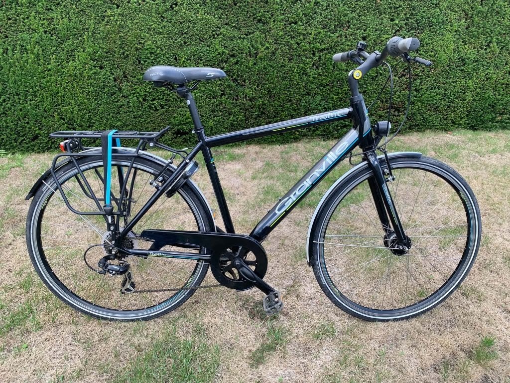 Herenfiets, Velgrem, Versnellingen, Zo goed als nieuw, Ophalen