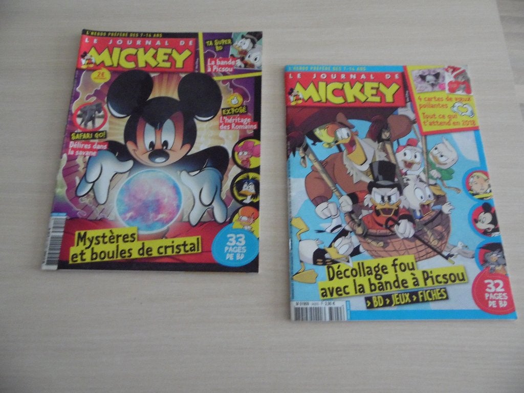 LOT DE 31  JOURNAL DE MICKEY        2018, Livres, Plusieurs BD, Enlèvement ou Envoi, WALT DISNEY, Comme neuf