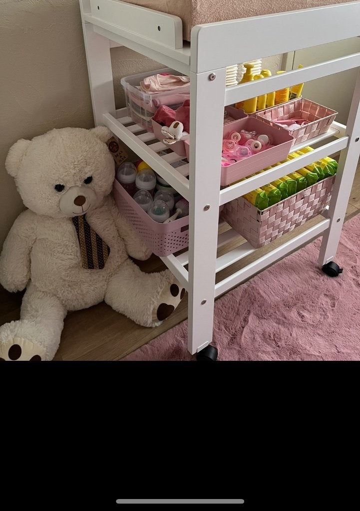Verzorgingstafel + kussen, Kinderen en Baby's, Ophalen, Gebruikt, Overige typen, Overige merken