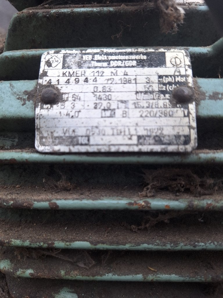 Elektrische motor 380v, Ophalen