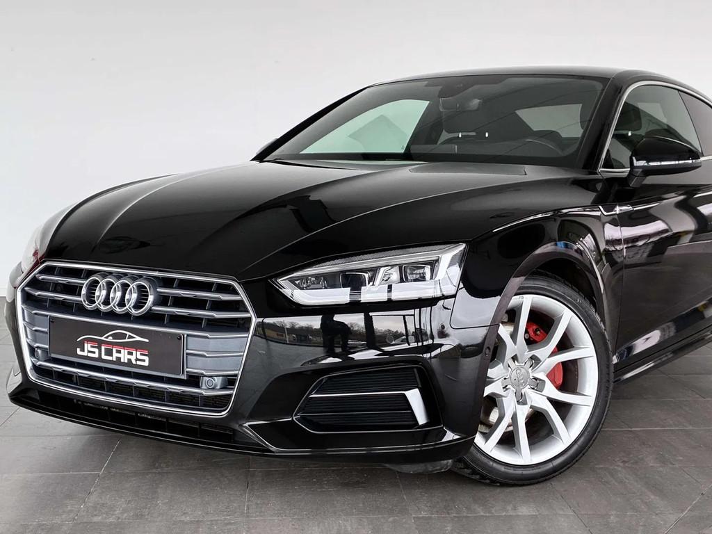 Audi A5 Coupé 2.0TDi SPORT-COCKPIT-GPS-CAMERA-JANTES18-PDC, Auto's, 4 zetels, Gebruikt, 4 cilinders, Zwart