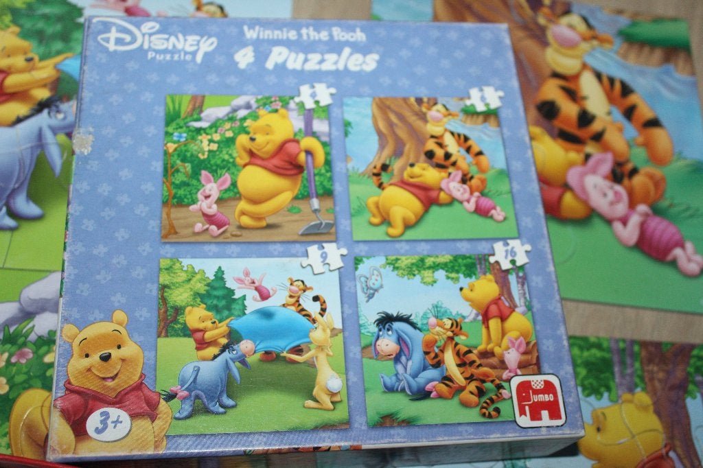 Puzzle Disney Winnie l'ourson 4 en 1, Enlèvement, Utilisé