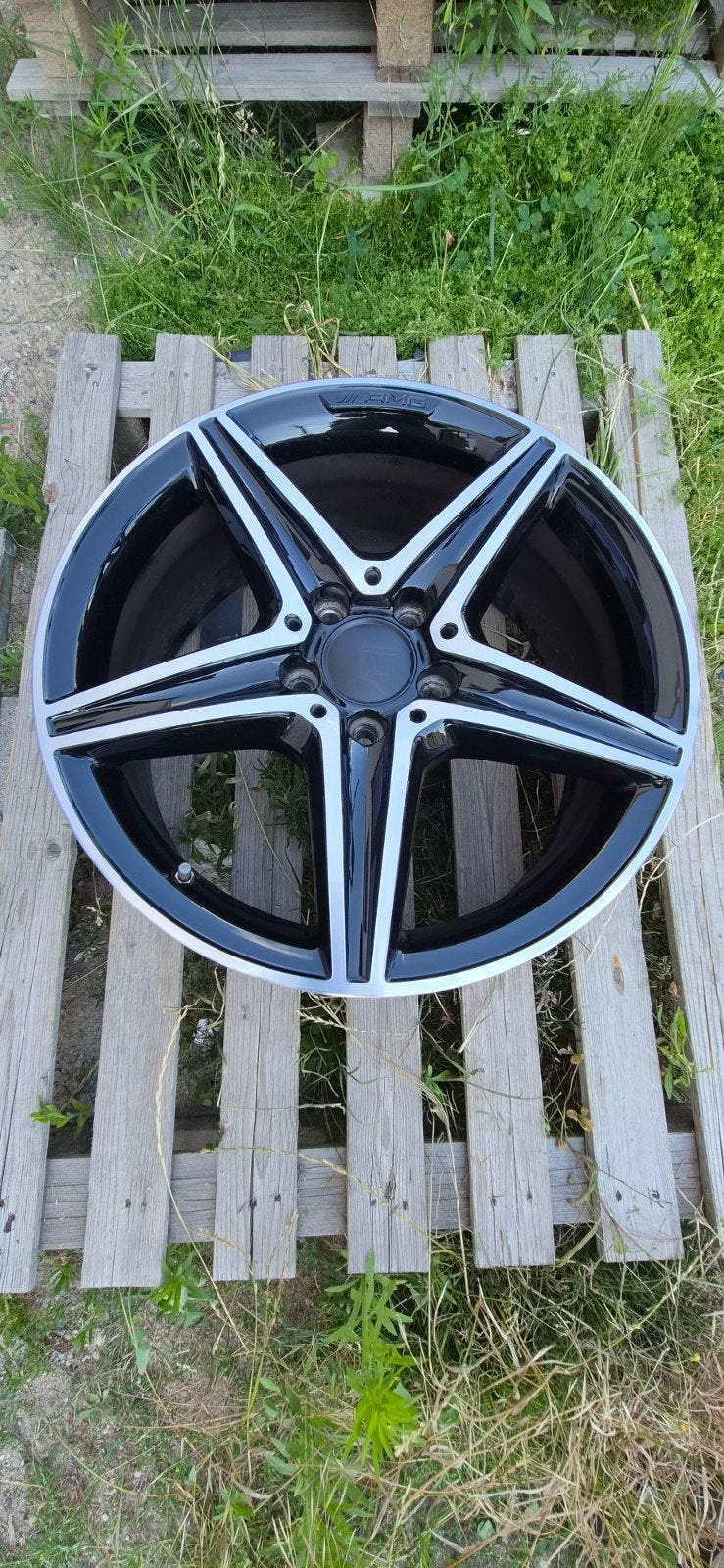 Originele breedset AMG-velgen voor Mercedes S213/W213, Autos : Pièces & Accessoires, Autres pièces automobiles, Enlèvement, Utilisé