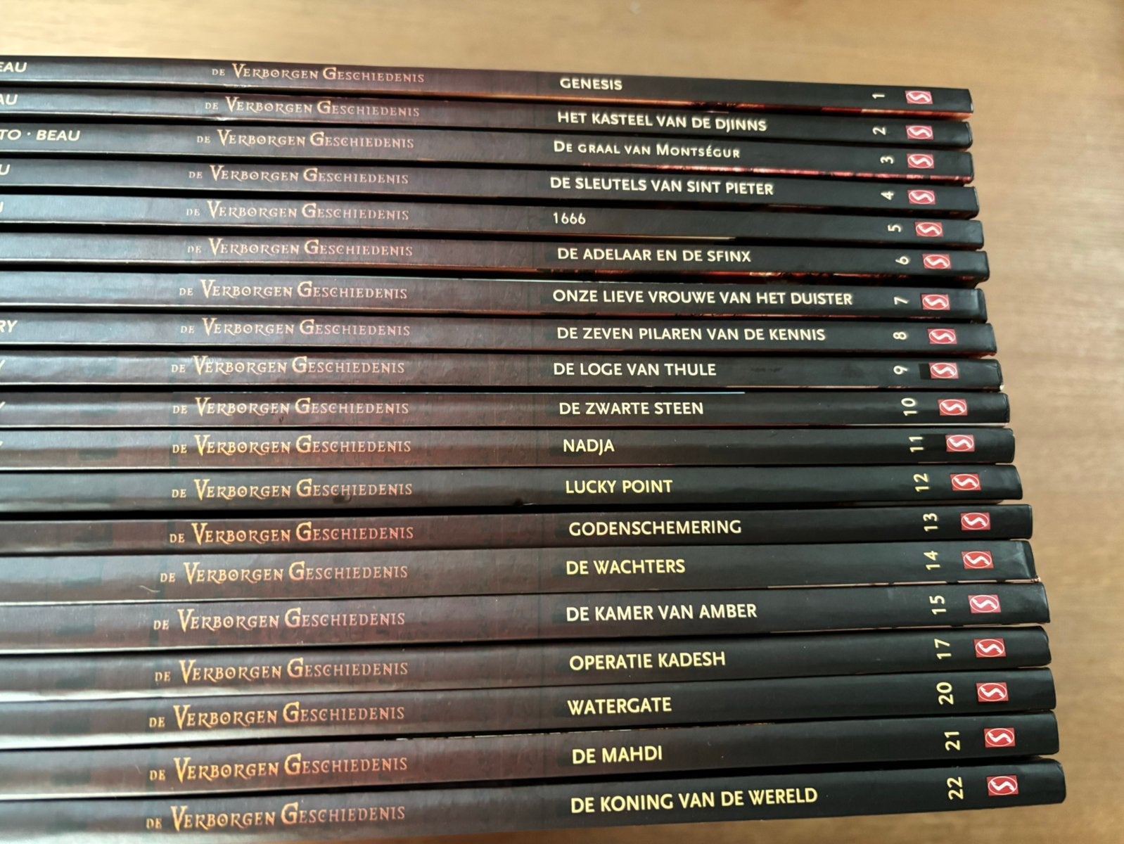 De verborgen geschiedenis, Enlèvement ou Envoi, Comme neuf