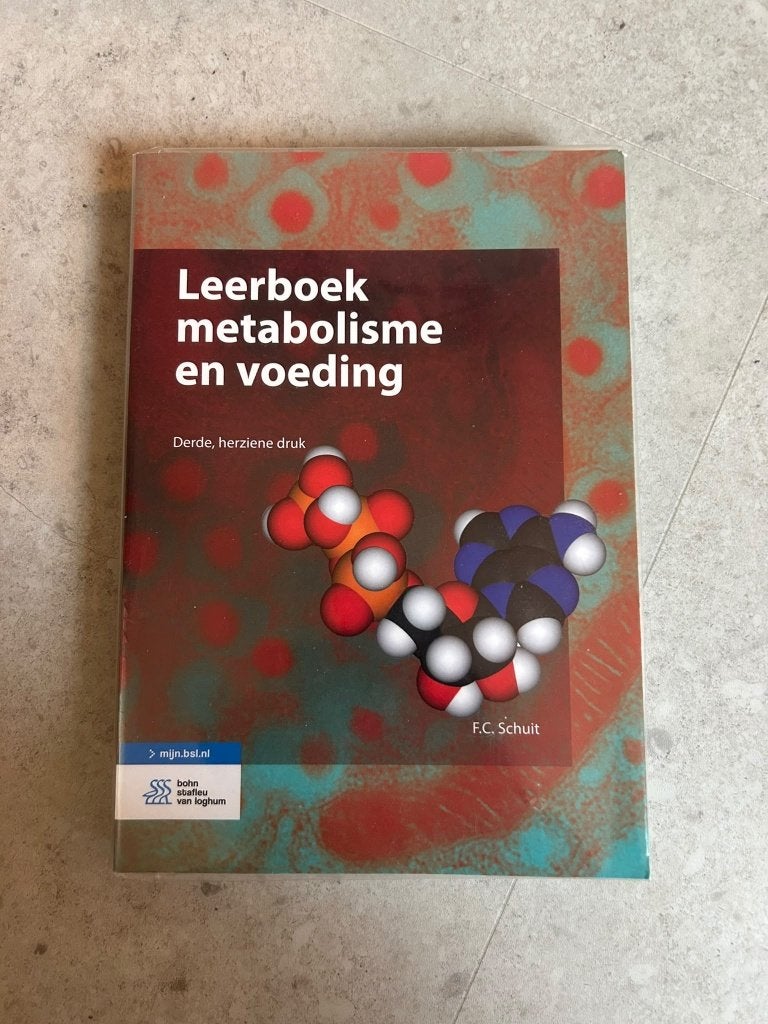 Leerboek metabolisme en voeding, Boeken, Ophalen of Verzenden, Zo goed als nieuw, Hoger Onderwijs