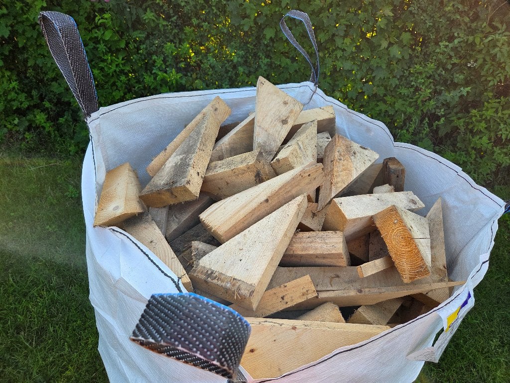 Stookhout, 6 m³ of meer, Ophalen, Overige houtsoorten, Blokken