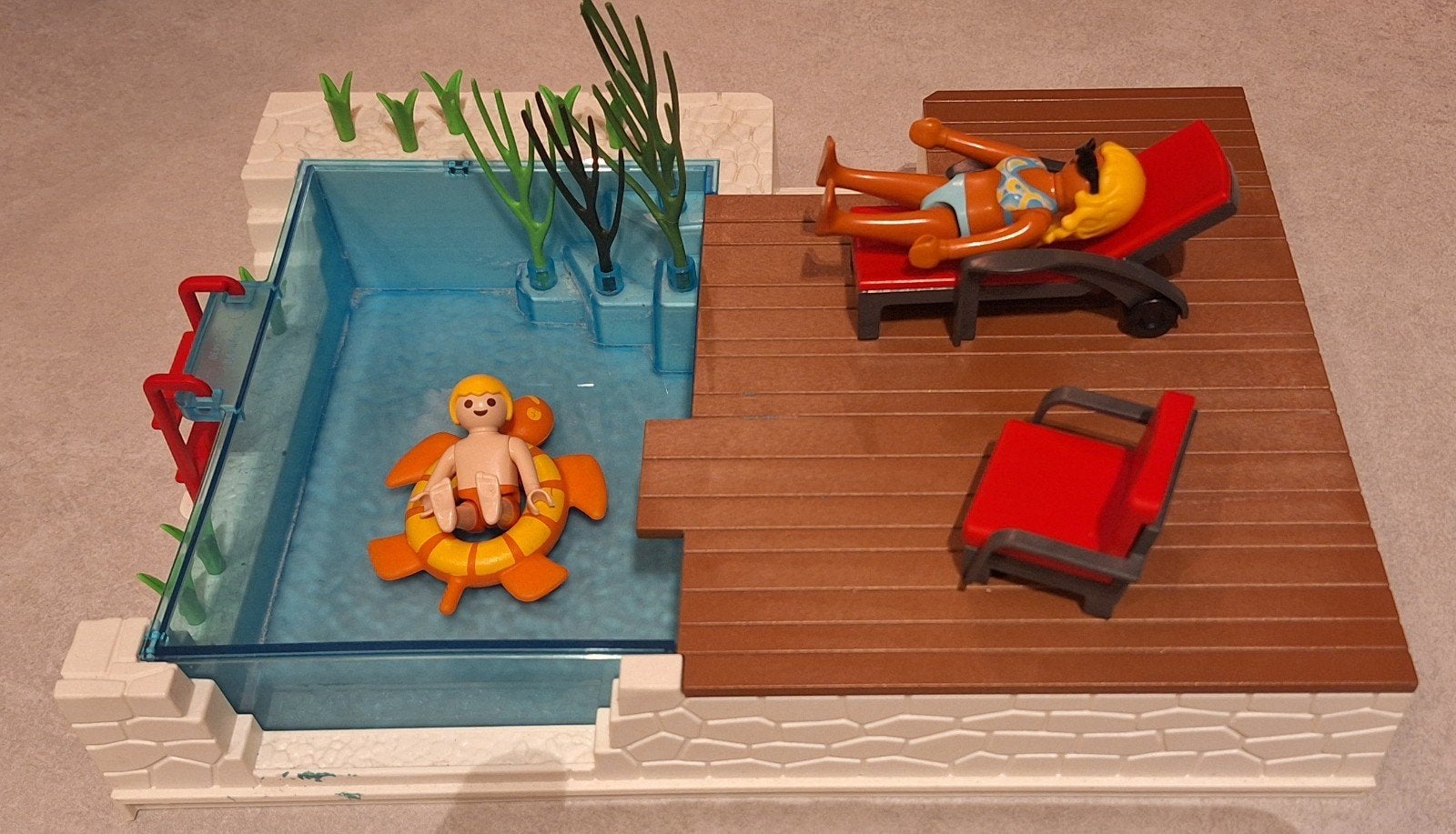 playmobil zwembad met terras, Ophalen