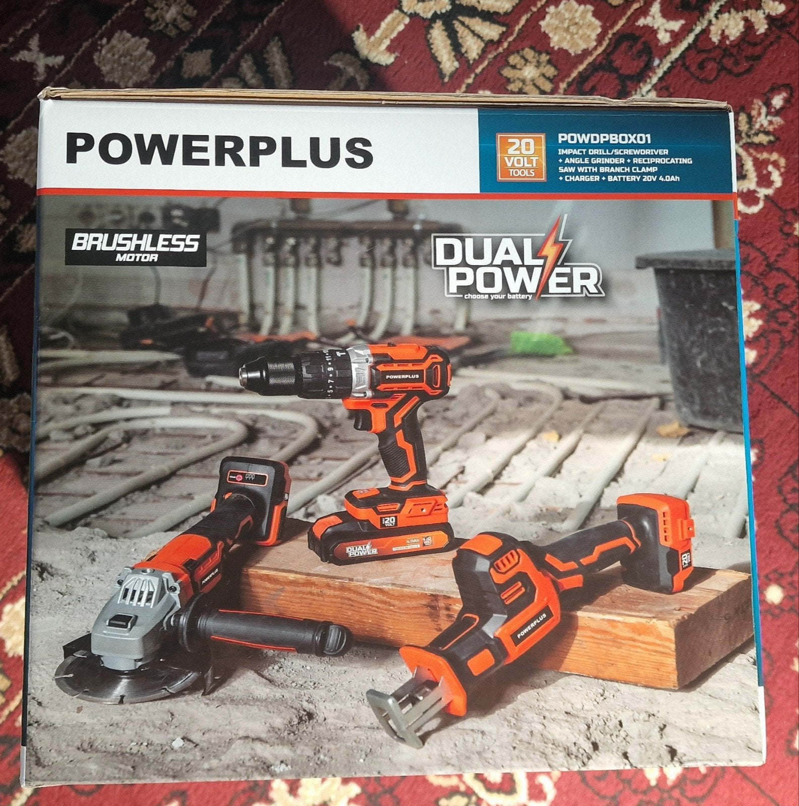 Powerplus dualpower 20v gereedschappen nieuw met batterij, Ophalen of Verzenden