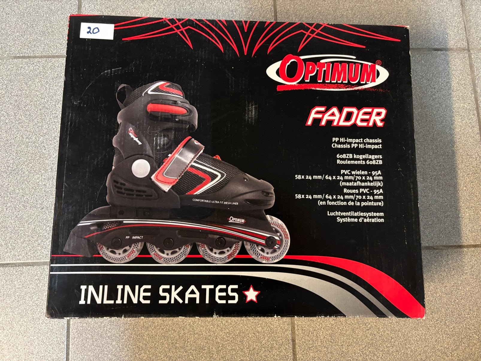 Inline skates, maat 36-39, Sport en Fitness, Skeelers, Overige merken, Verstelbaar, Ophalen of Verzenden, Zo goed als nieuw